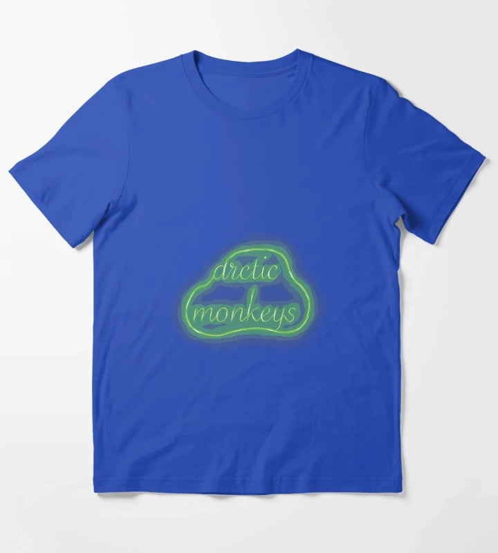 Arctic Monkeys Neon Sign Logo T-Shirt Blue