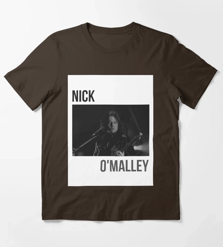 Arctic Monkeys Nick OMalley Band Art T-Shirt Brown