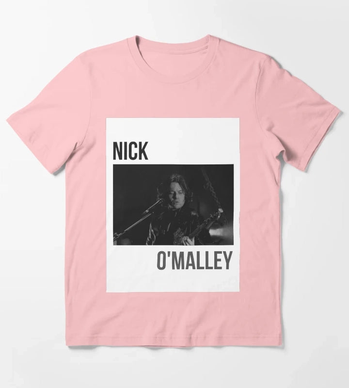 Arctic Monkeys Nick OMalley Band Art T-Shirt Dark Grey
