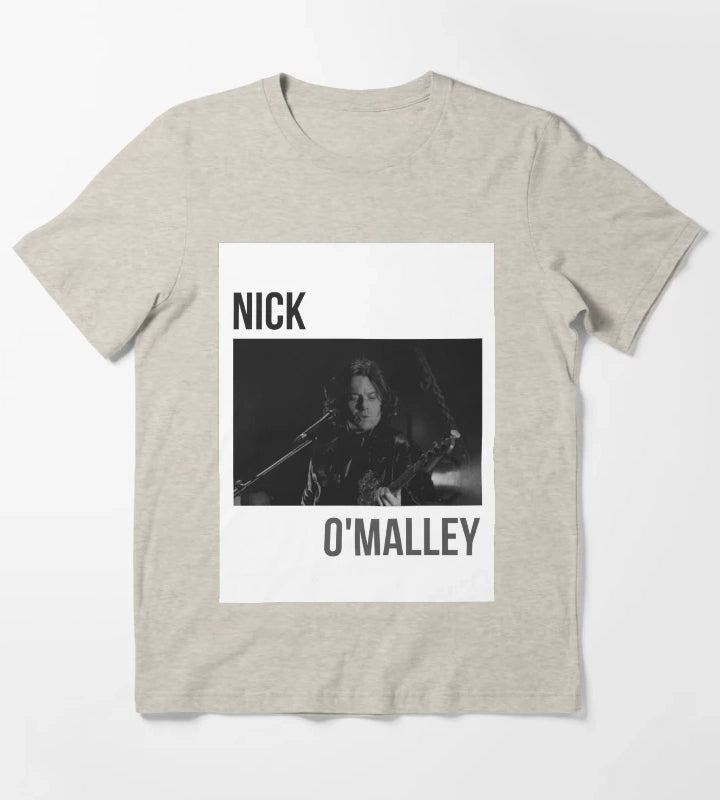 Arctic Monkeys Nick OMalley Band Art T-Shirt Cream