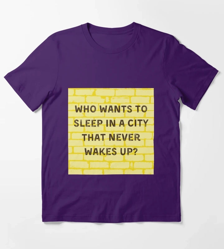 Arctic Monkeys Old Yellow Bricks T-Shirt Purple