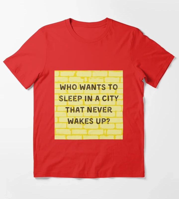 Arctic Monkeys Old Yellow Bricks T-Shirt Red