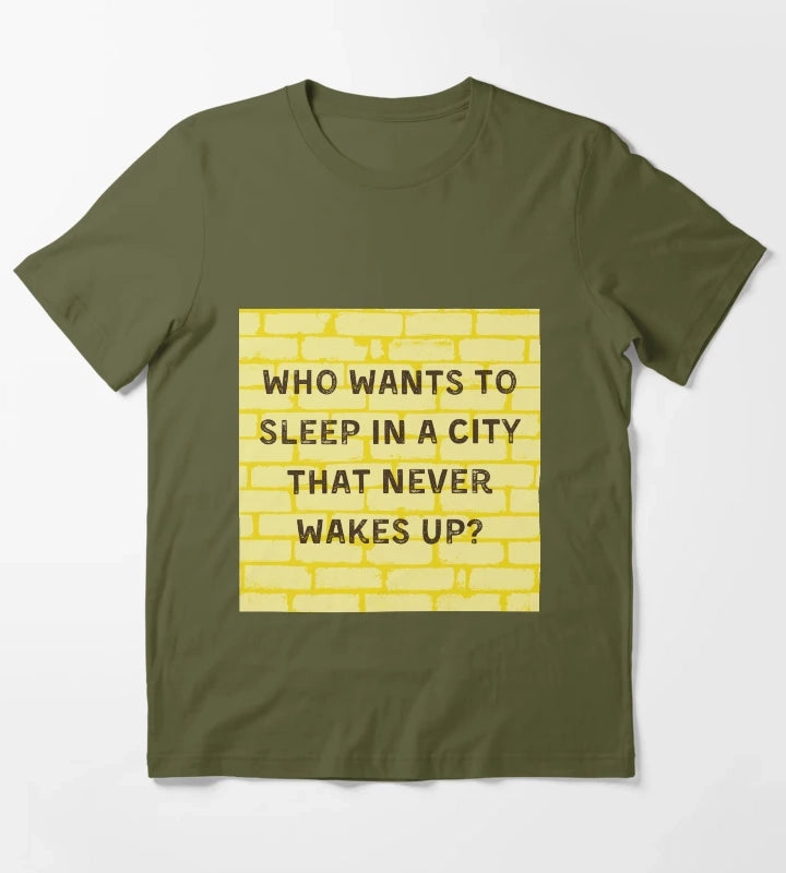 Arctic Monkeys Old Yellow Bricks T-Shirt Olive Green