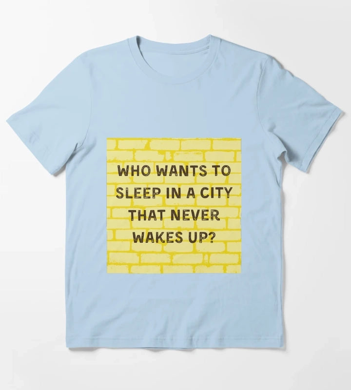 Arctic Monkeys Old Yellow Bricks T-Shirt Sky Blue