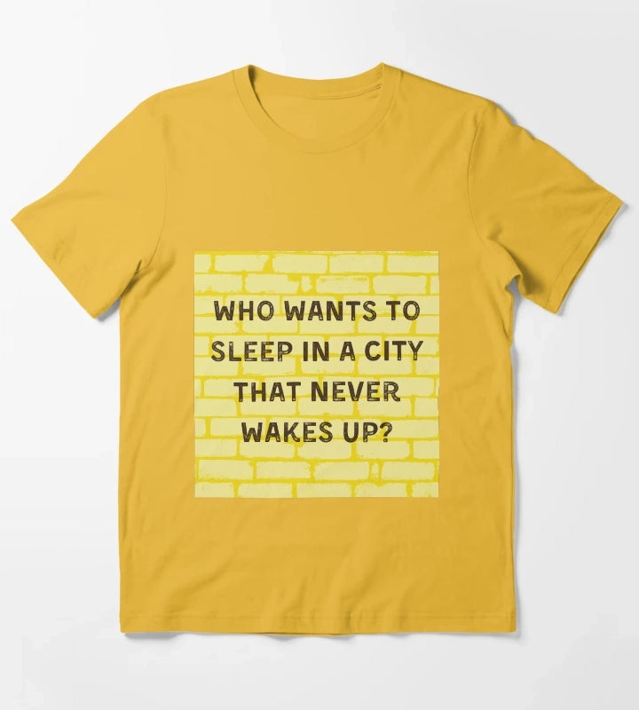 Arctic Monkeys Old Yellow Bricks T-Shirt Yellow