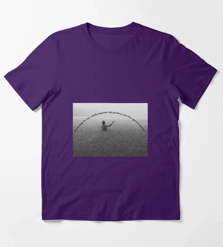 Arctic Monkeys One Point Perspective Lyrics T-Shirt Purple