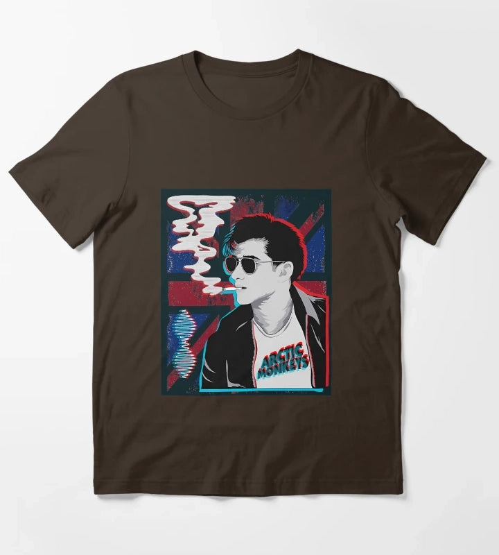 Arctic Monkeys Pop Art T-Shirt Brown