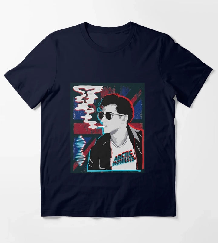 Arctic Monkeys Pop Art T-Shirt Navy