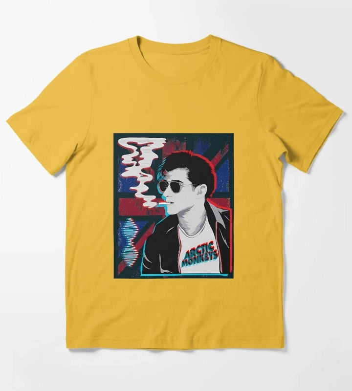 Arctic Monkeys Pop Art T-Shirt Yellow