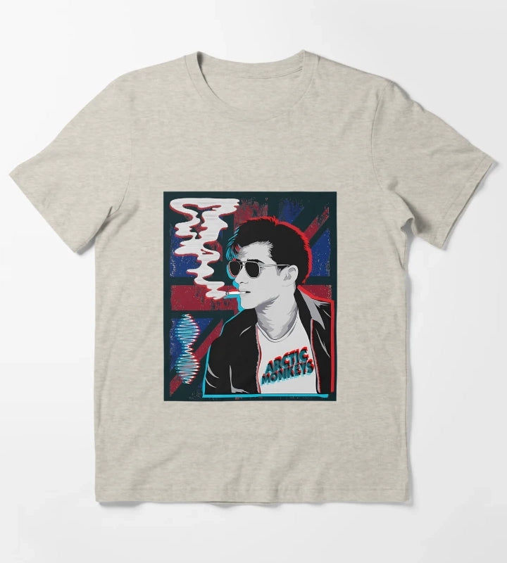 Arctic Monkeys Pop Art T-Shirt Cream