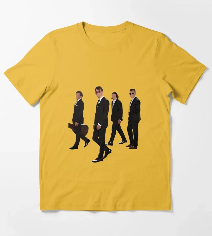Arctic Monkeys Print T-Shirt Yellow