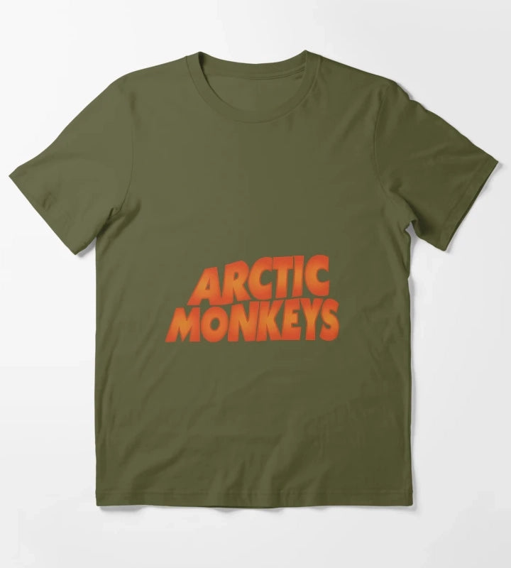 Arctic Monkeys Redorange T-Shirt Olive Green