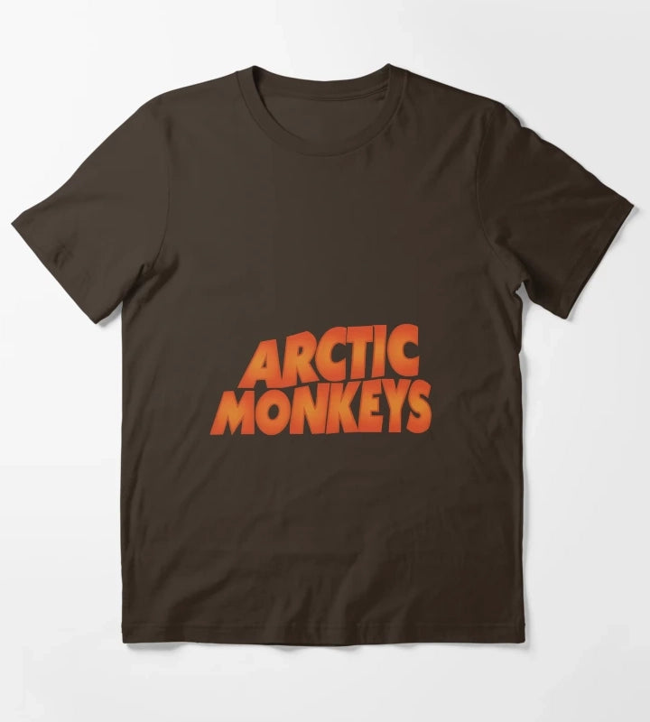 Arctic Monkeys Redorange T-Shirt Brown