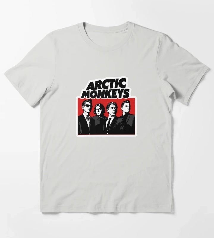 Arctic Monkeys Retro T-Shirt Light Grey