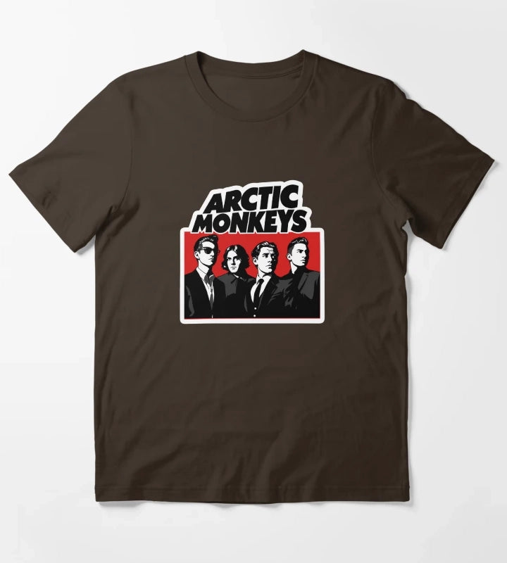 Arctic Monkeys Retro T-Shirt Brown