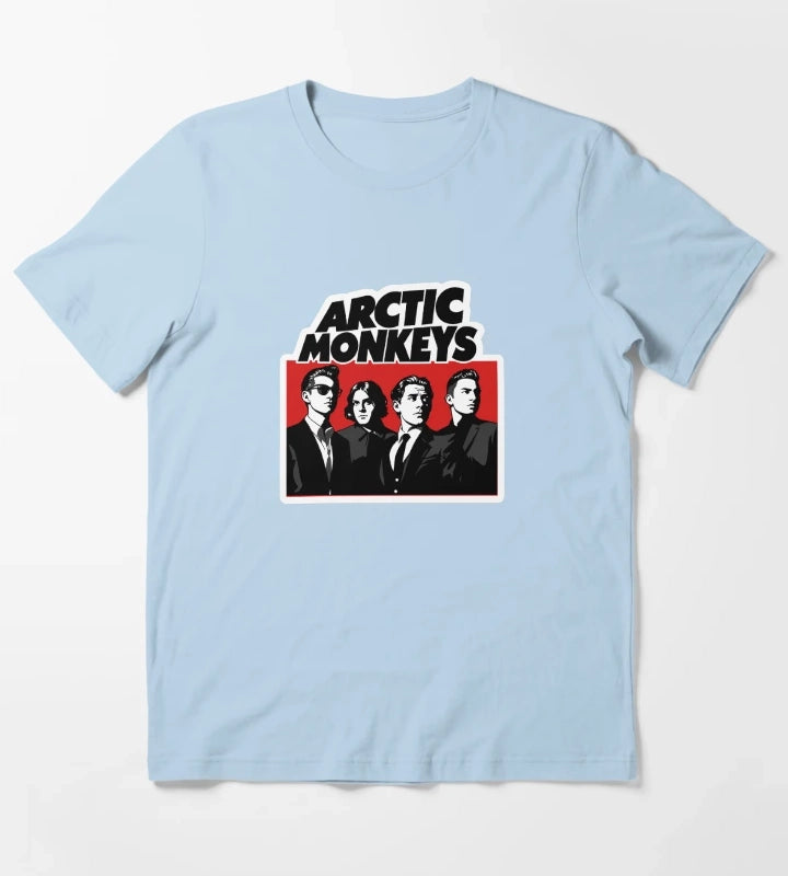 Arctic Monkeys Retro T-Shirt Sky Blue