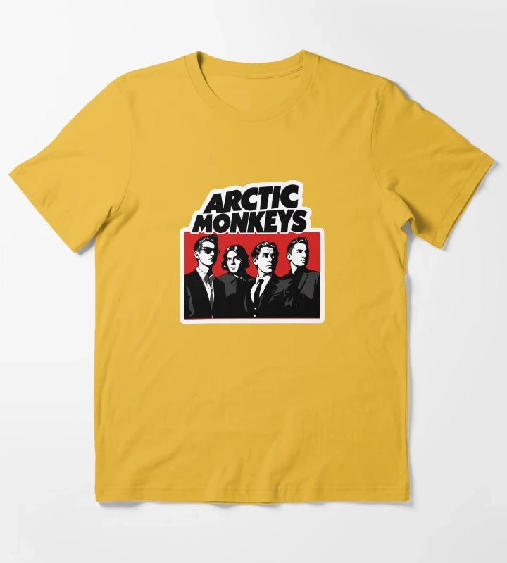 Arctic Monkeys Retro T-Shirt Yellow