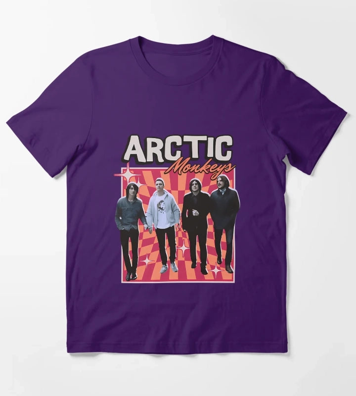 Arctic Monkeys Rock Band T-Shirt Purple