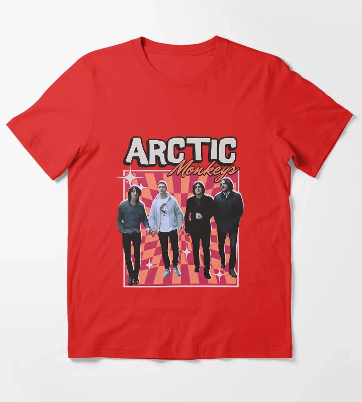 Arctic Monkeys Rock Band T-Shirt Red