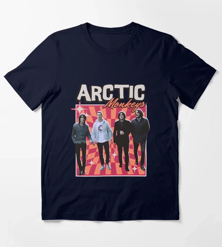 Arctic Monkeys Rock Band T-Shirt Navy