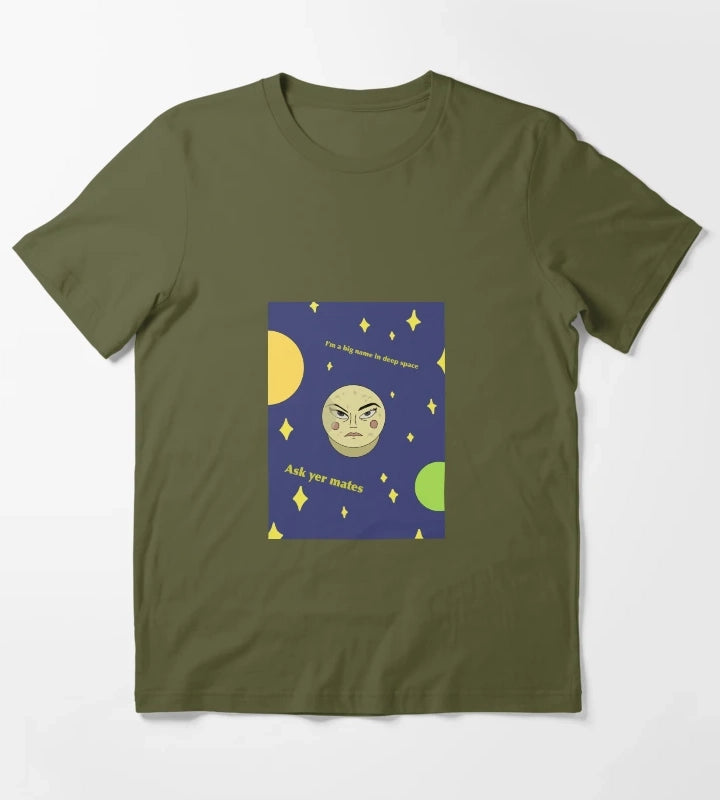 Arctic Monkeys Star Treatment Lyrics Art T-Shirt Olive Green