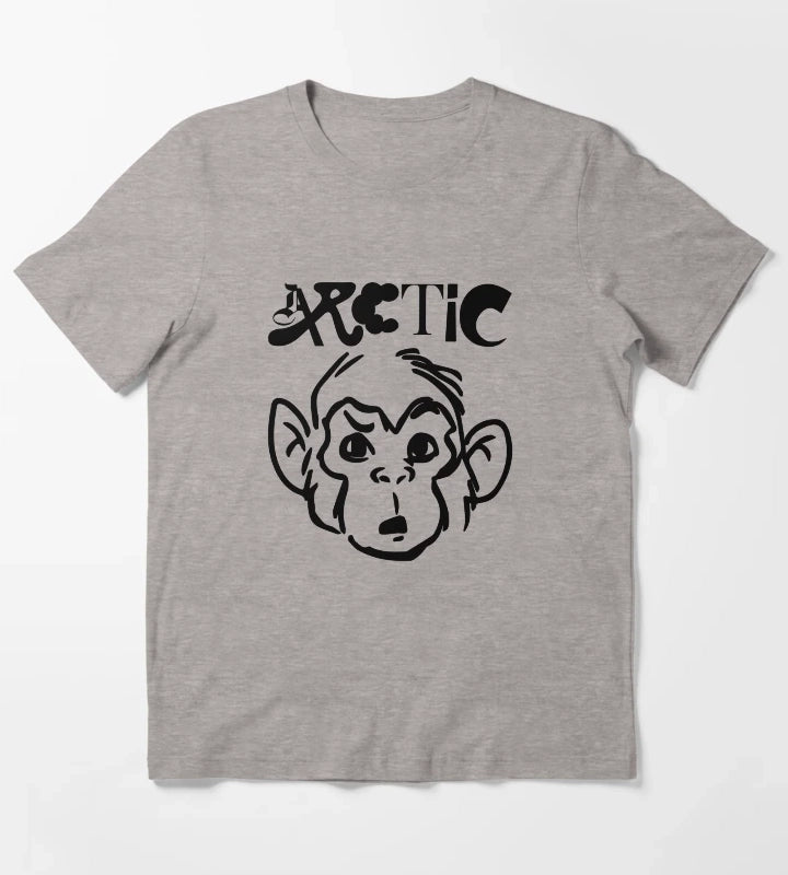 Arctic Monkeys The Car Thered Better Be a Mirrorball Sticker and Tshirt T-Shirt Heather Grey