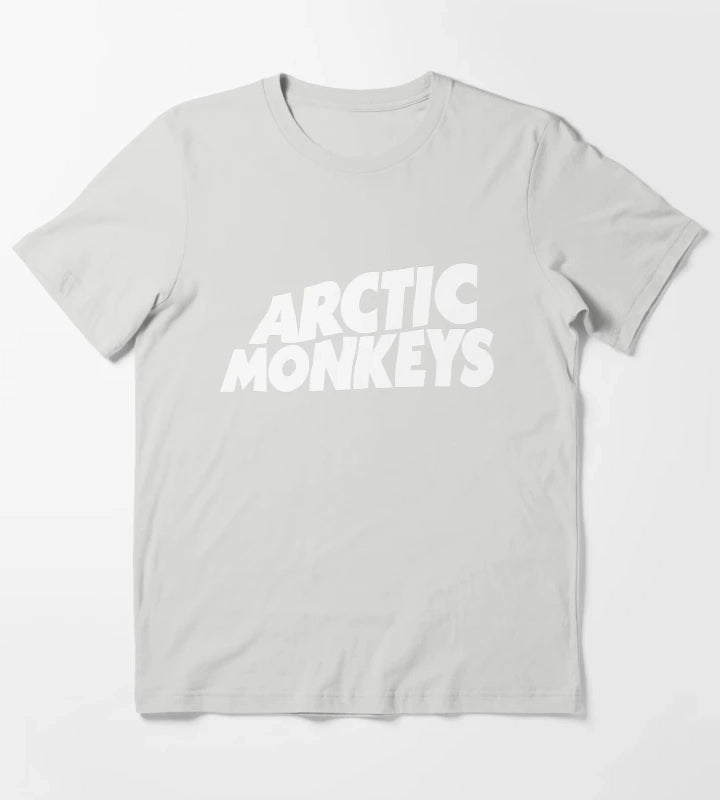 Arctic Monkeys Vintage Iconic Album Art T-Shirt Light Grey