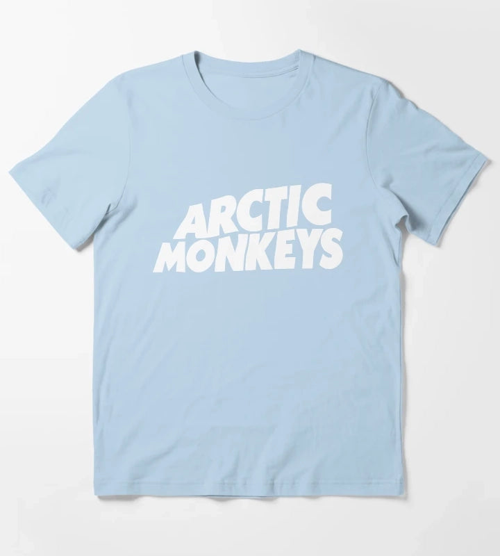 Arctic Monkeys Vintage Iconic Album Art T-Shirt Sky Blue