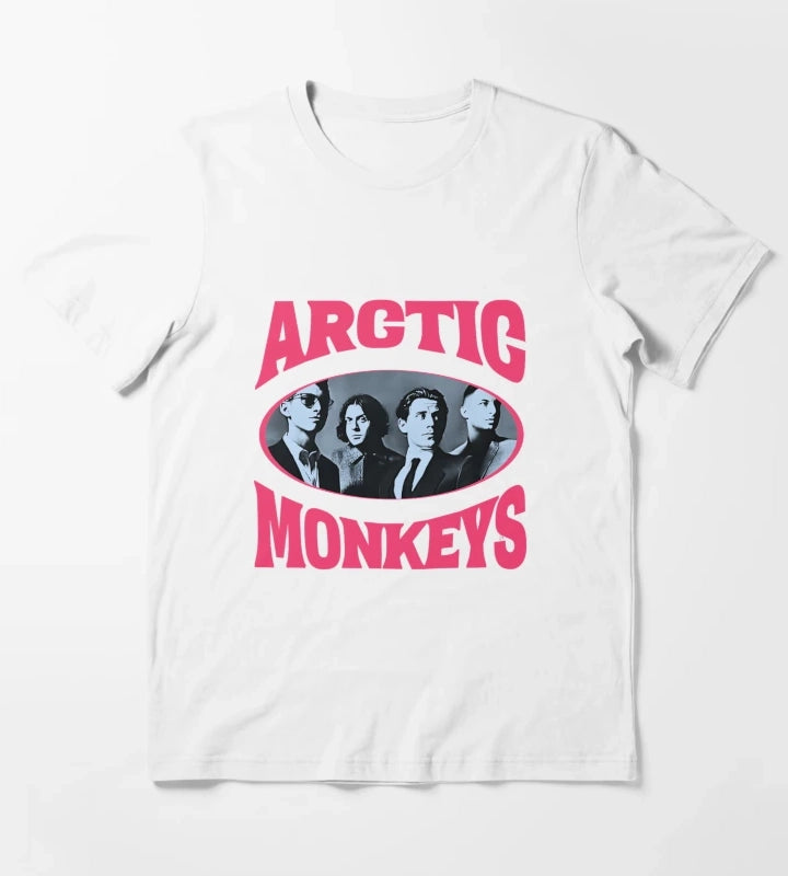 Arctic Monkeys Vintage Style T-Shirt White