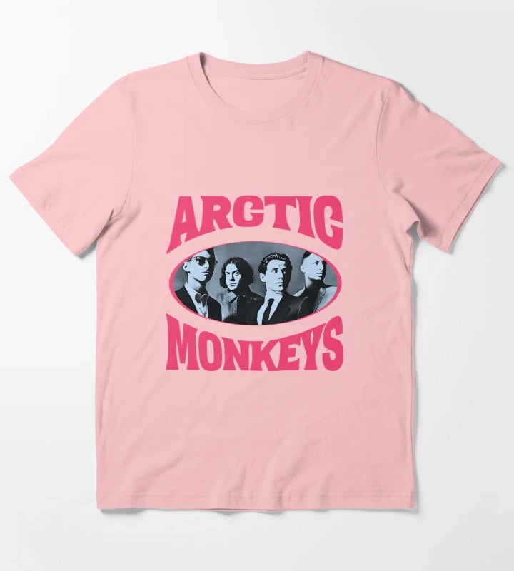 Arctic Monkeys Vintage Style T-Shirt Dark Grey