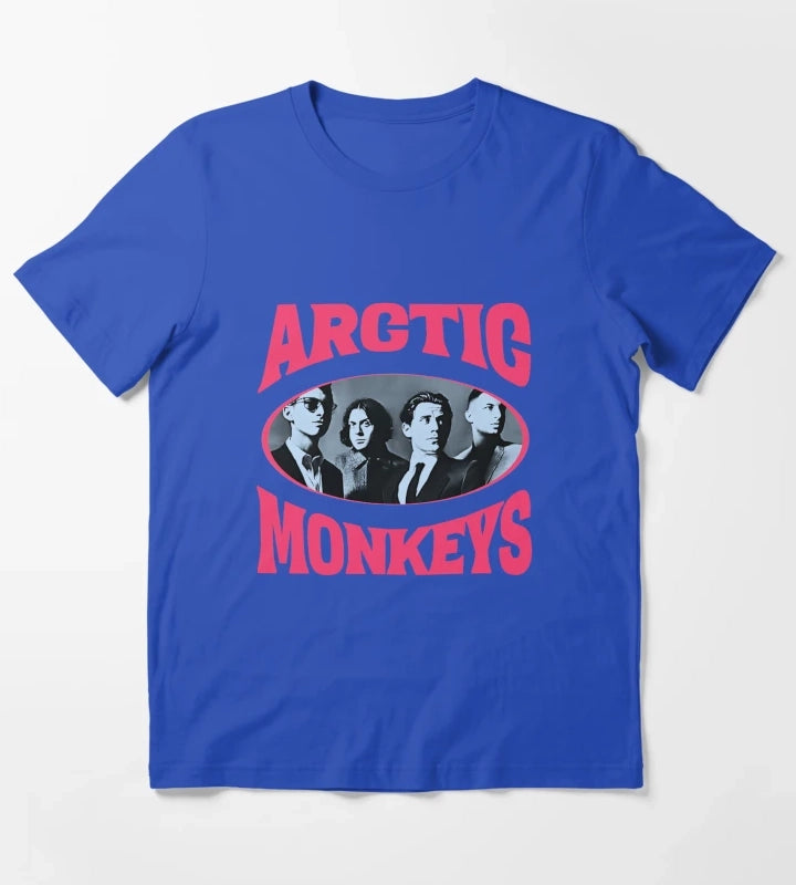Arctic Monkeys Vintage Style T-Shirt Blue