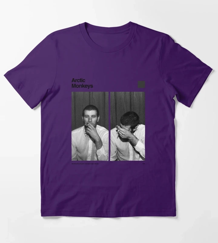 Arctic Monkeys Whatever People Graphic T-Shirt Purple