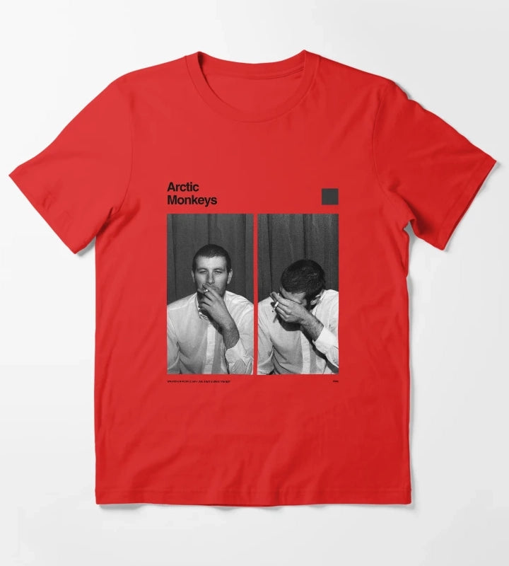 Arctic Monkeys Whatever People Graphic T-Shirt Red
