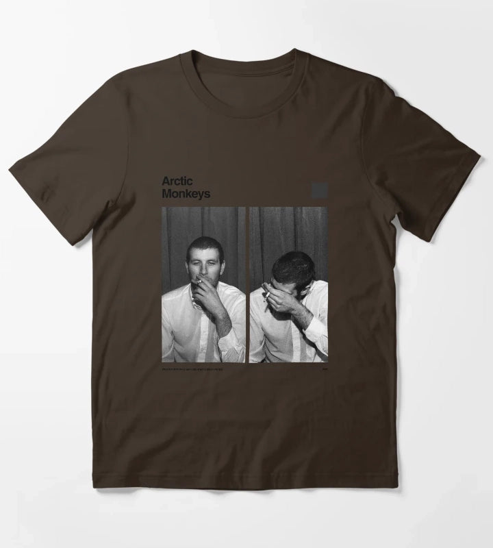 Arctic Monkeys Whatever People Graphic T-Shirt Brown