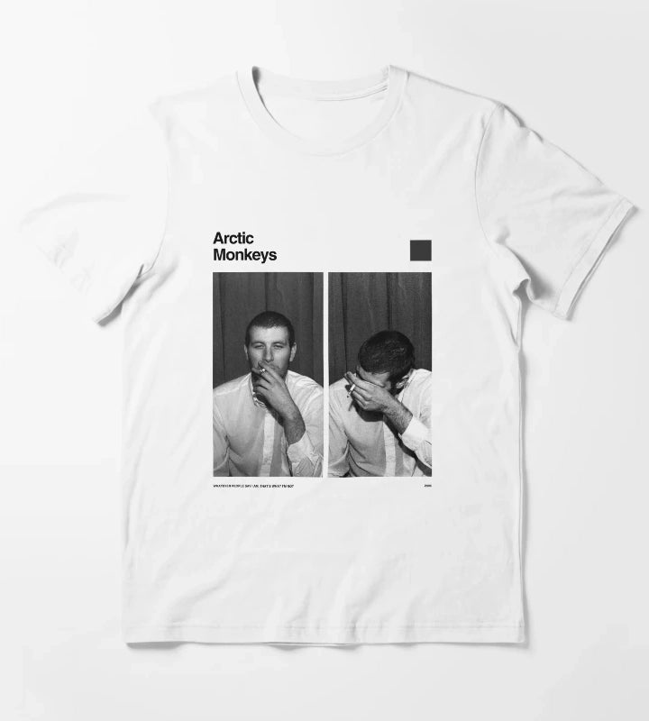 Arctic Monkeys Whatever People Graphic T-Shirt White