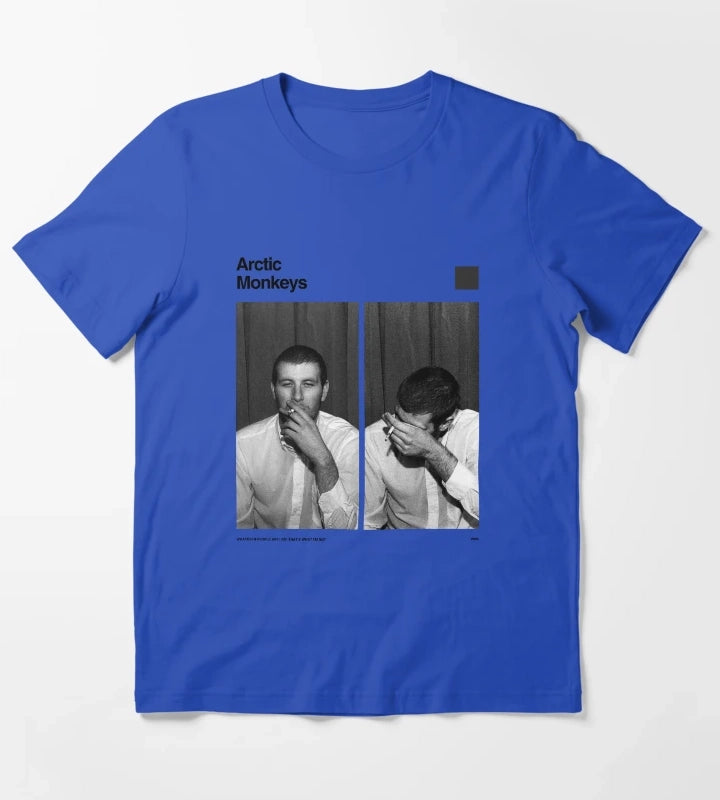Arctic Monkeys Whatever People Graphic T-Shirt Blue