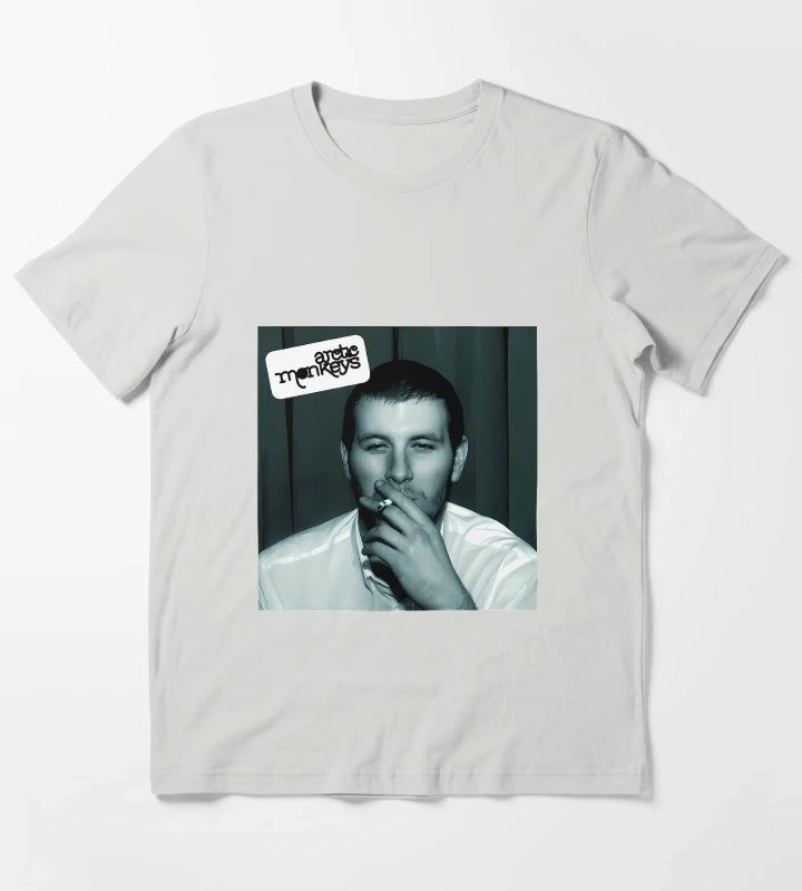 Arctic Monkeys Whatever People Say I Am Thats What Im Not T-Shirt Light Grey