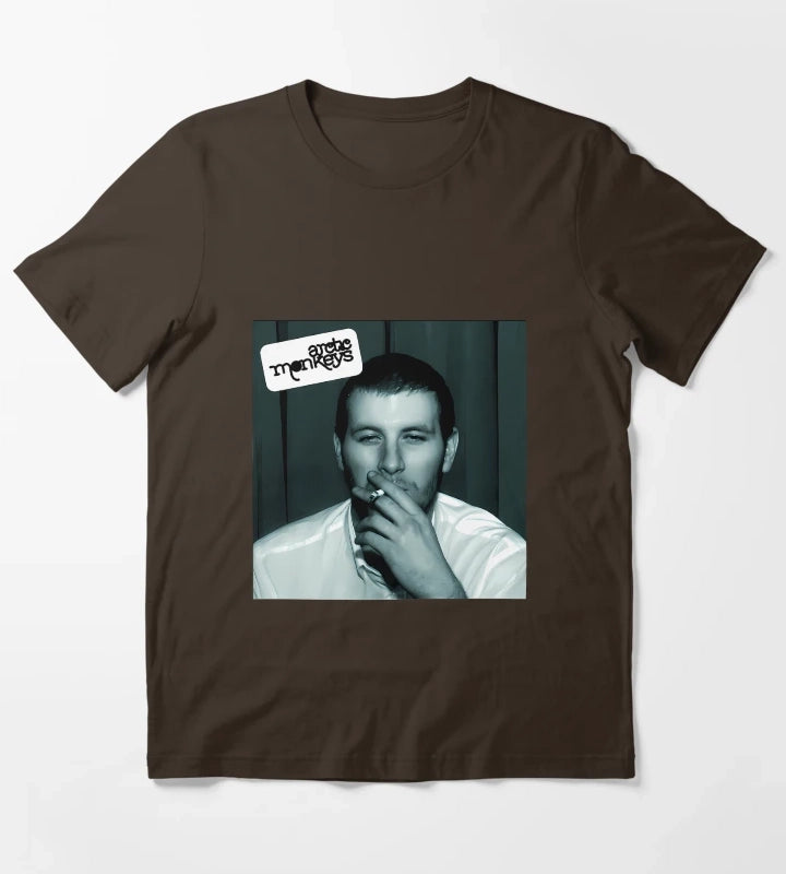 Arctic Monkeys Whatever People Say I Am Thats What Im Not T-Shirt Brown