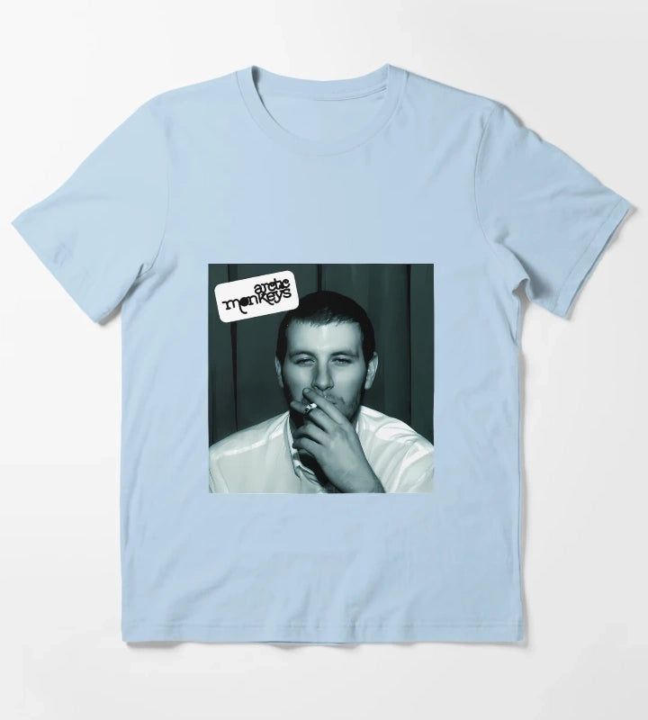 Arctic Monkeys Whatever People Say I Am Thats What Im Not T-Shirt Sky Blue
