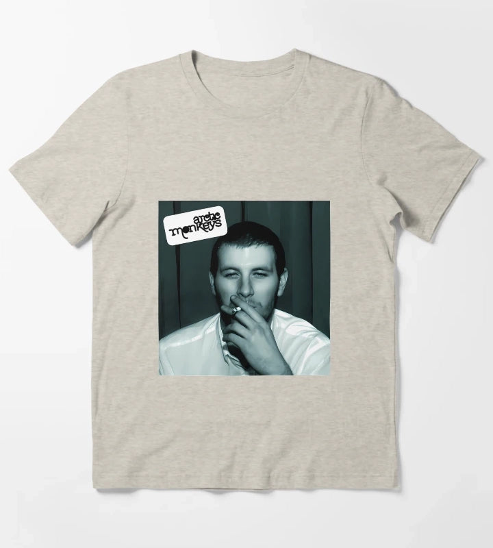 Arctic Monkeys Whatever People Say I Am Thats What Im Not T-Shirt Cream