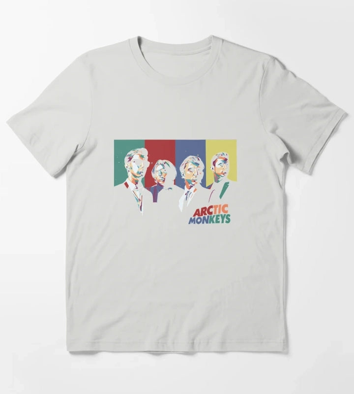Arctic Monkeys Wpap T-Shirt Light Grey