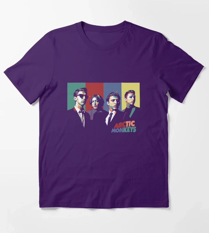 Arctic Monkeys Wpap T-Shirt Purple