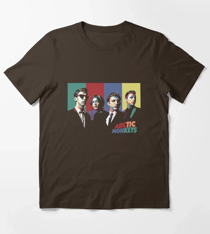 Arctic Monkeys Wpap T-Shirt Brown