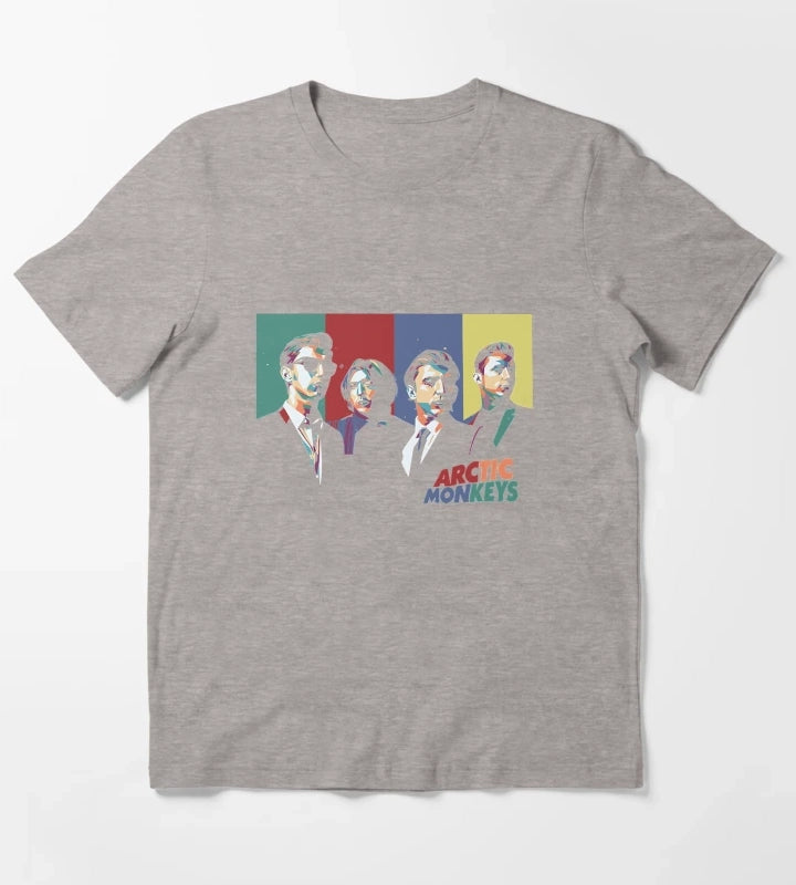 Arctic Monkeys Wpap T-Shirt Heather Grey