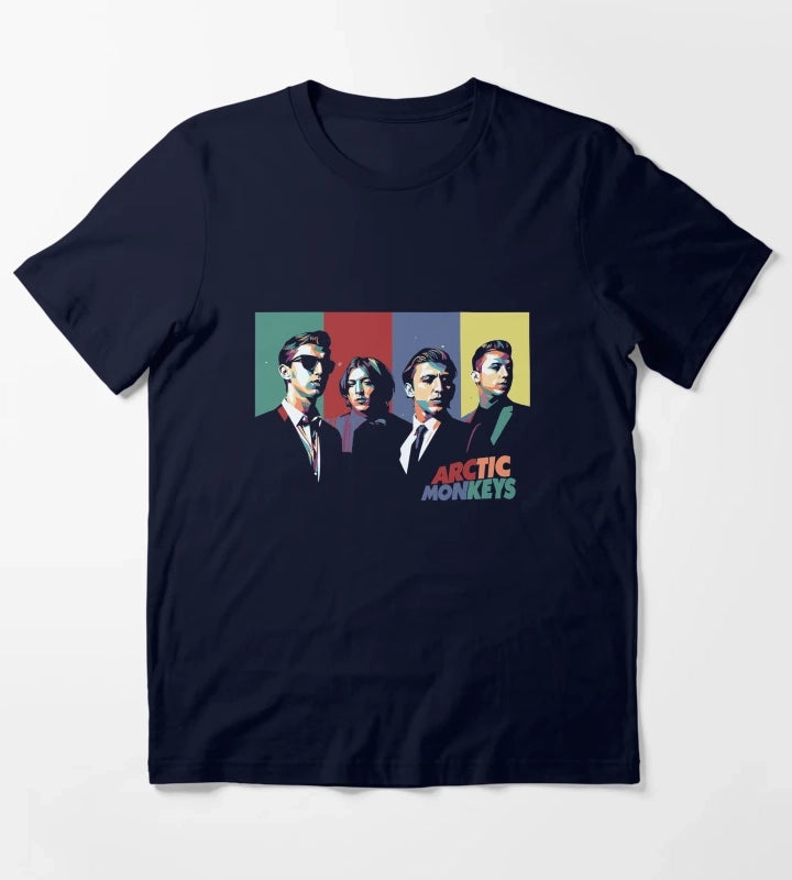 Arctic Monkeys Wpap T-Shirt Navy