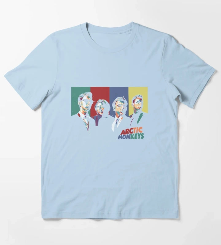 Arctic Monkeys Wpap T-Shirt Sky Blue