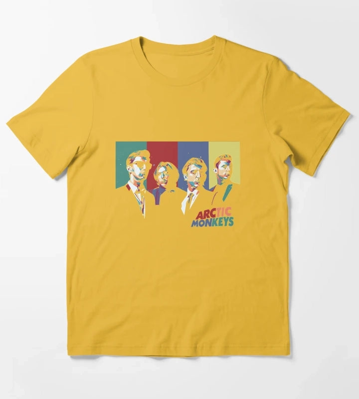 Arctic Monkeys Wpap T-Shirt Yellow