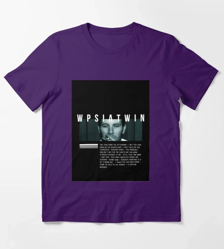 Arctic Monkeys Wpsiatwin Album Art T-Shirt Purple
