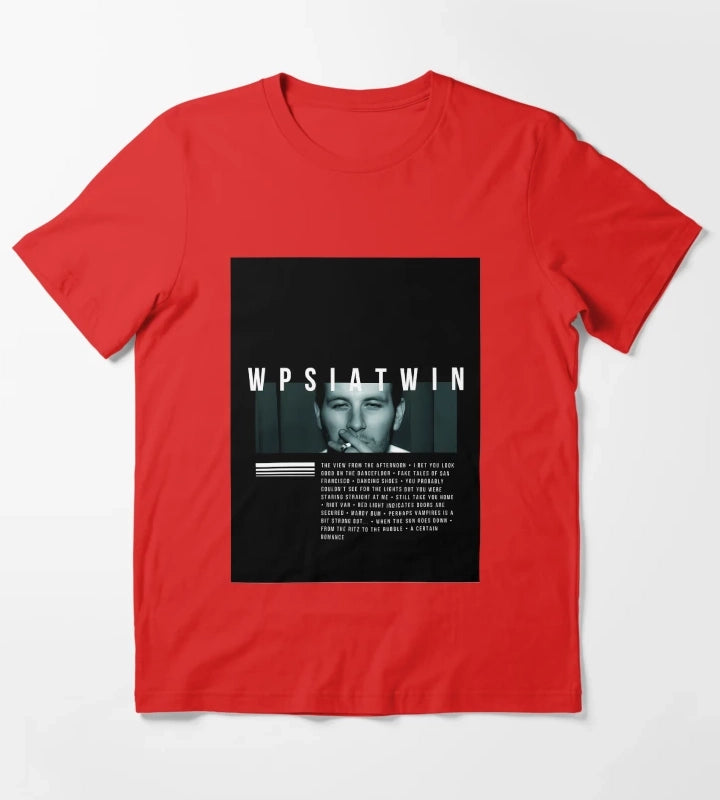 Arctic Monkeys Wpsiatwin Album Art T-Shirt Red
