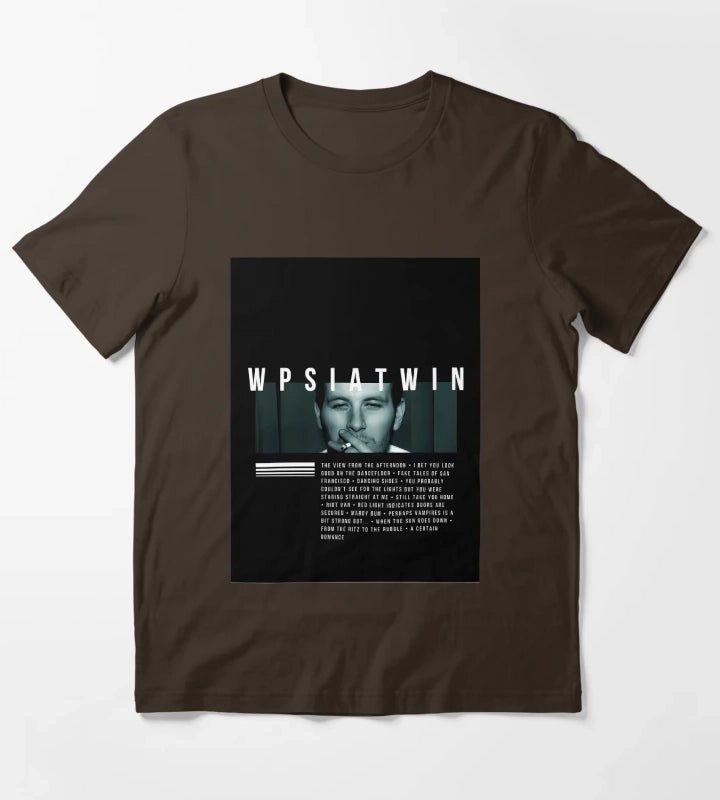 Arctic Monkeys Wpsiatwin Album Art T-Shirt Brown